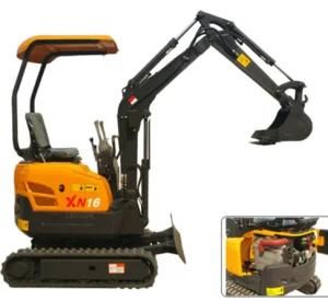 Rhinoceros Xn16 Energy Saving 1.8t Mini Hydraulic Excavator with High Quality