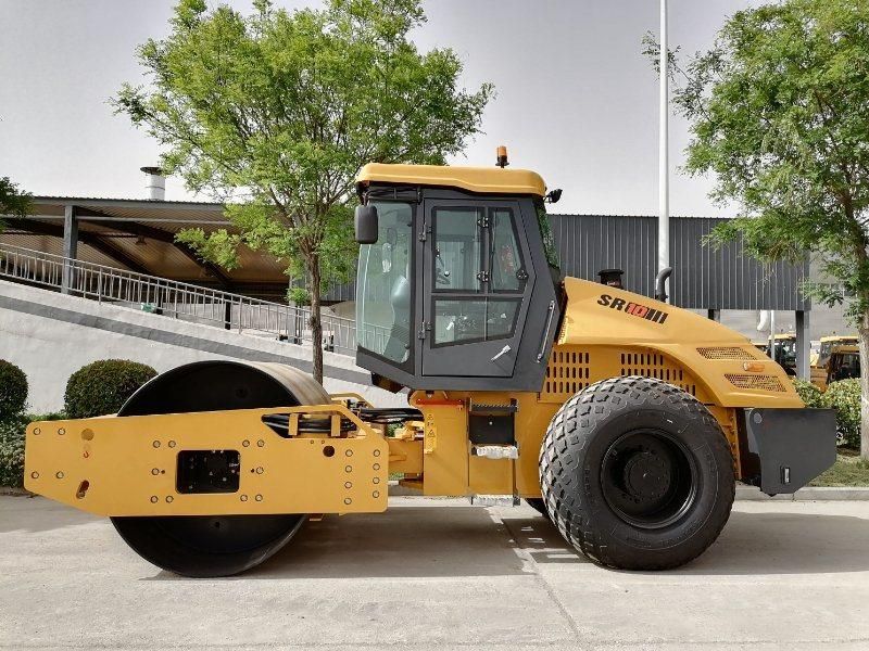 Shantui Road Construction Machinery 10 Ton Vibration Single Drum Road Roller Sr10