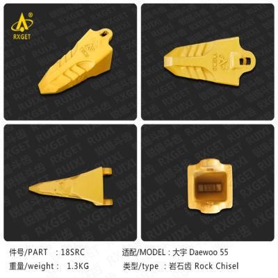 18src Hitachi Ex40/50 Series Rock Chisel Bucket Tooth Point, Construction Machine Spare Parts, Excavator and Loader Bucket Adapter and Tooth