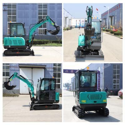 Bucket Capacity 0.1cbm New Mini Crawler Excavator Easy to Maintain Use in Farm