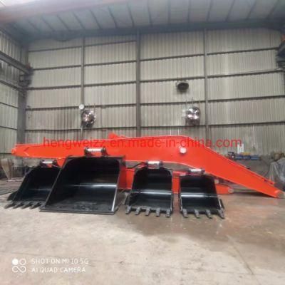 ISO-Approved Excavator Long Reach Arm Exceed 21meter Special Transport Is Required.
