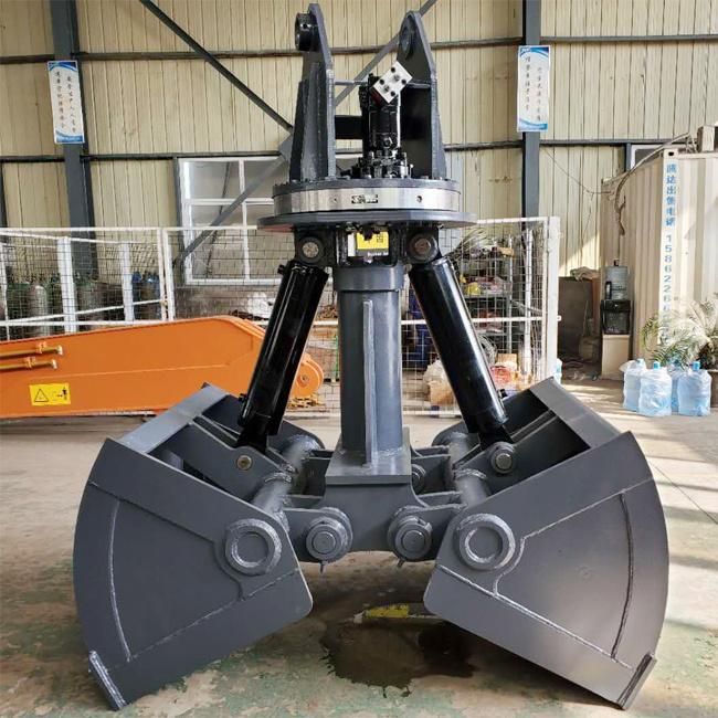 Hydraulic Rotating Clamshell Grab Bucket for Excavator