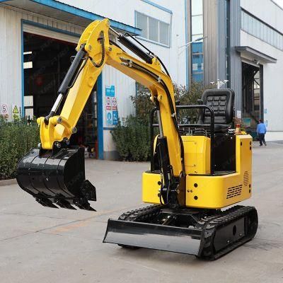 Mini Construction Crawler Excavators1 Ton Small Excavator with Attachments