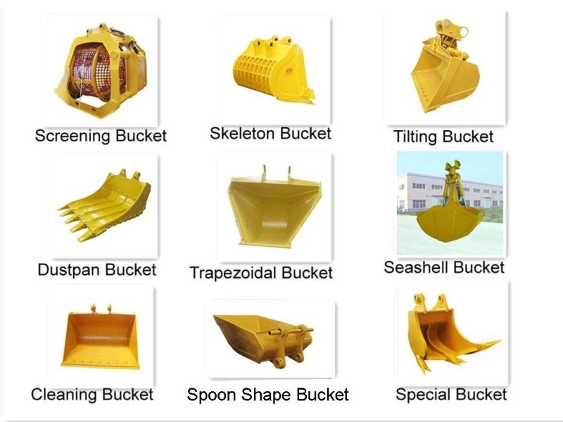 1.06m3 Earthmoving Standard Digging Bucket for PC200 Excavators