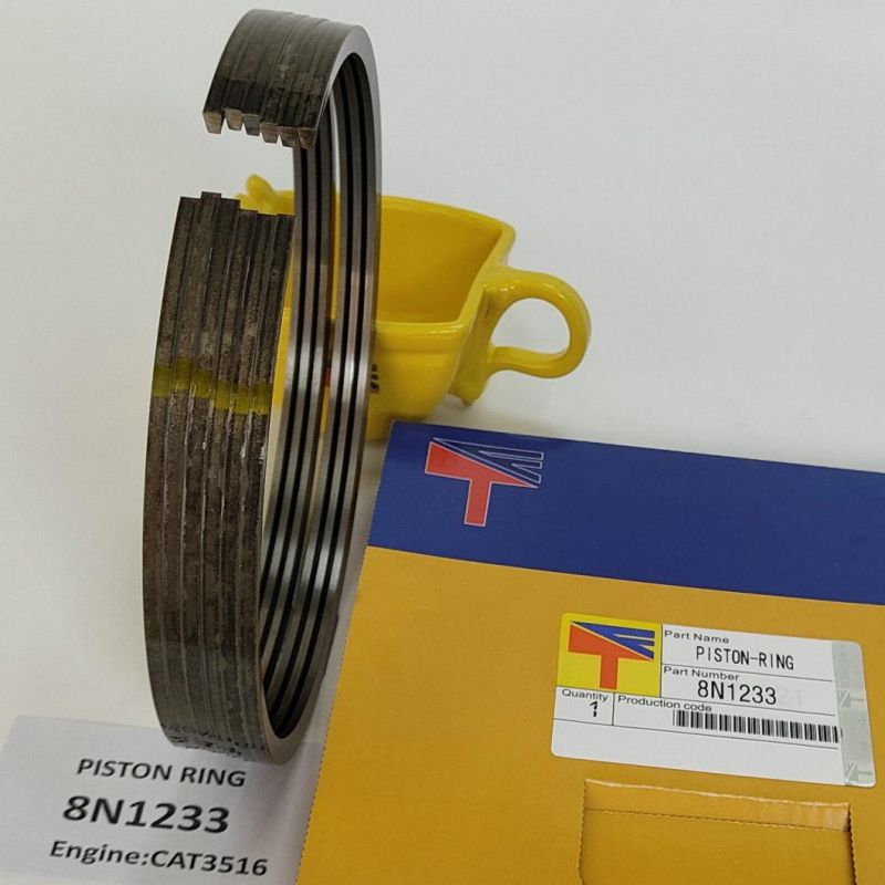 Machinery Engine Piston Ring 8n7810 8n1233 7W2221 for Generator Set 3516 3512 3508 Buildozer D11n