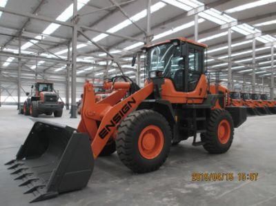 3 Ton Wheel Loader Front End Loader Ensign Wheel Loader Yx638 with Dcec Cummins Engine and Joystick