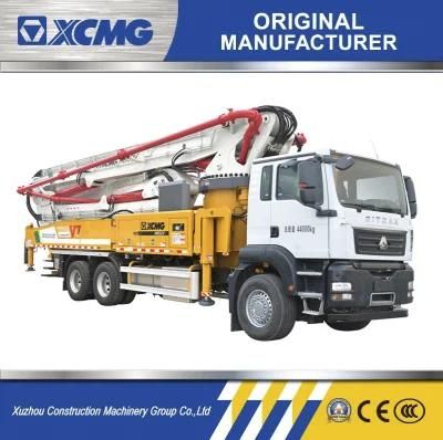 XCMG Factory Hb52V 52m New Portable Truck Mounted Concrete Mixer Pump