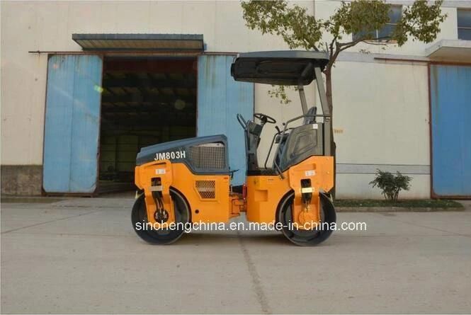 Construction Machinery Full Hydraulic Vibratory Soil Compactor 3 Ton Jm803h/Jm8035h