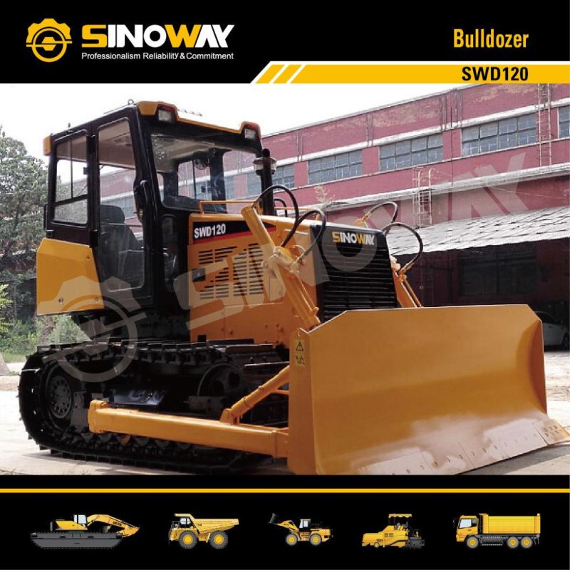 14 Ton Small Bulldozer 120HP Crawler Bulldozer for Sale