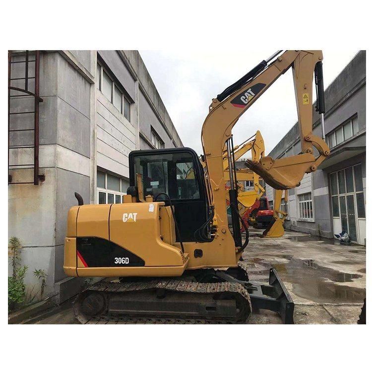 Cat 306D Excavadora Usada Excavatrice 6 Ton Used Second Hand Small Crawler Mini Excavator 306 307 308 Excavators Sale Price Earth Moving Home Garden Mining Work