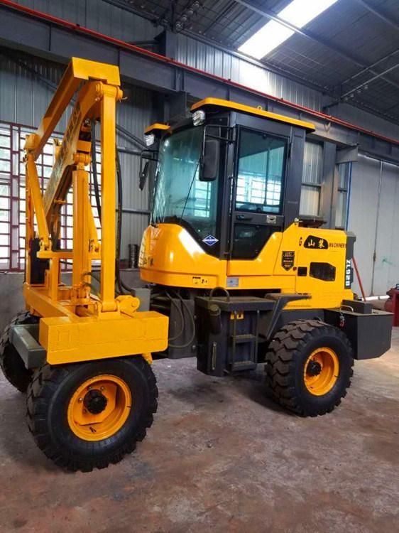 Hydraulic Highway Guardrail Post Driver