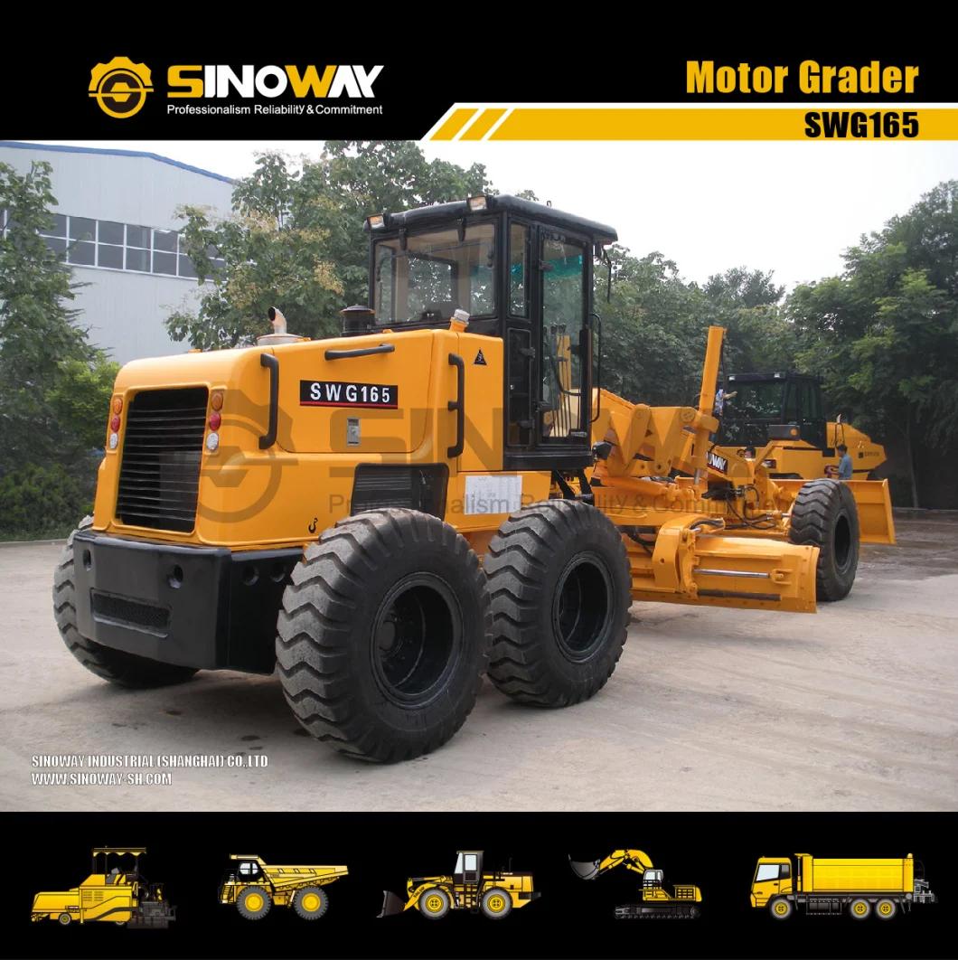 China Brand New Motor Grader Equivalent to Cat 14G Road Grader