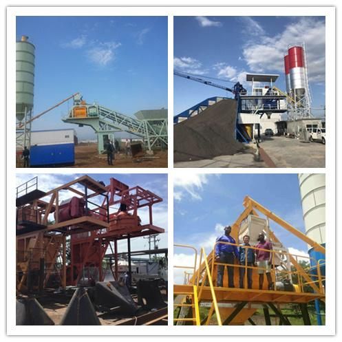 Hzs50/60 Concrete Batching Plant Machine From Factory