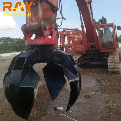 Long Scrap Handling Equipment Hydraulic Grapple