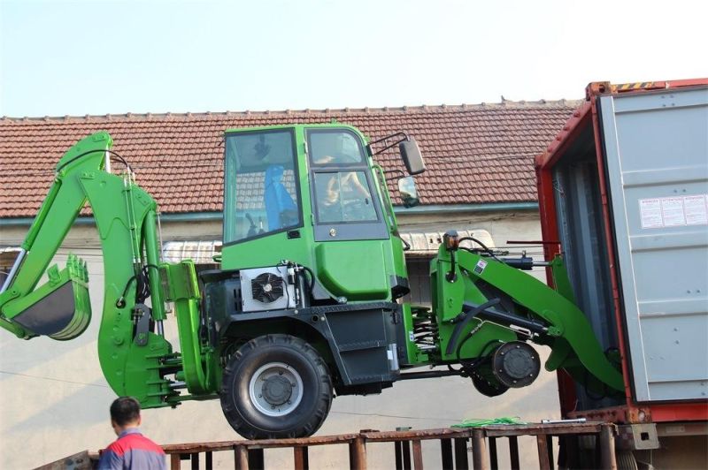 China Supplier Wolf CE/Euro 3 Engine Wz45-17 Wheel Loader/Small/Mini Backhoe for Farm/Construction