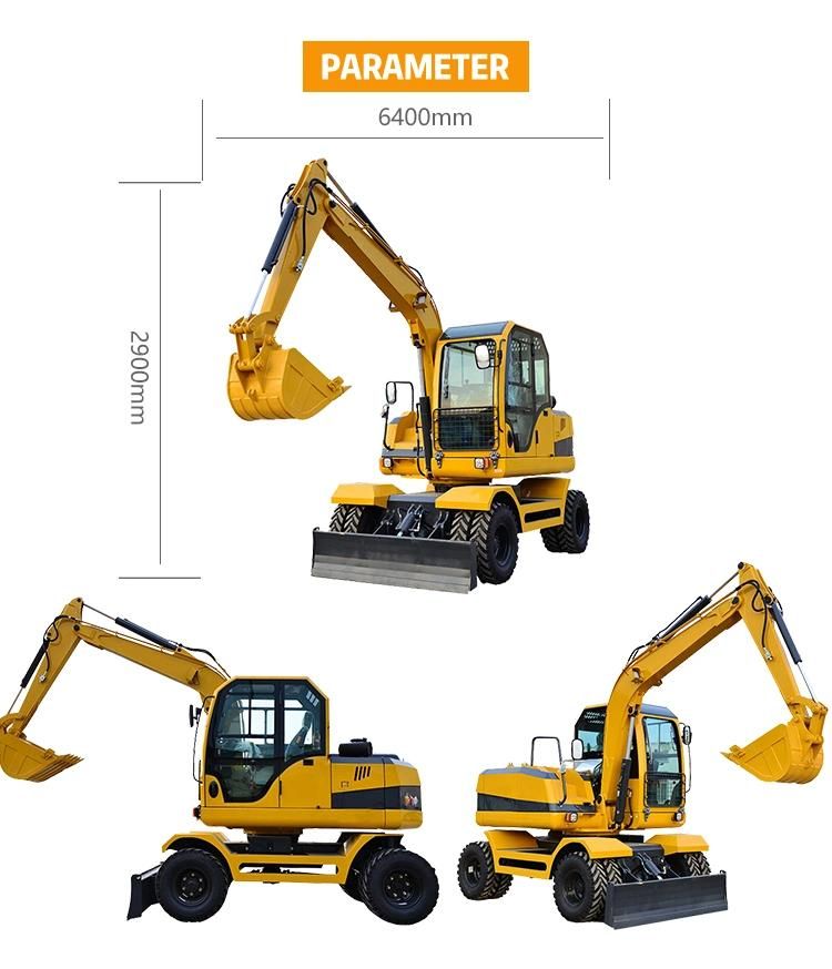 China New Small Digger 6 Ton Mini Crawler Excavator