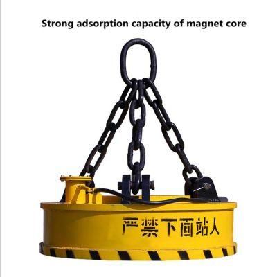 Manufacturer High Quality Circular Lifting Magnet for Lifting Steel Plates