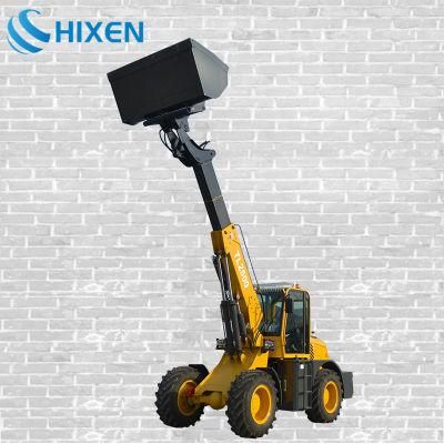 Ce Telescopic Zl960 Mini Long Boom Loader 2500kg Wheel Front Loader for Sale