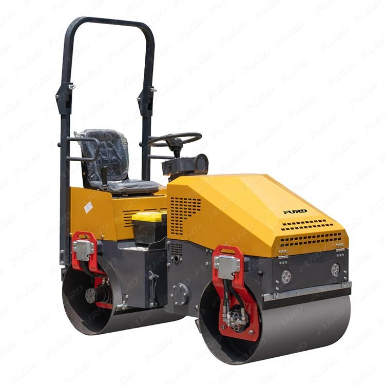 1 Ton Asphalt Vibratory Roller 28kn Compaction Road Roller for Sale USA