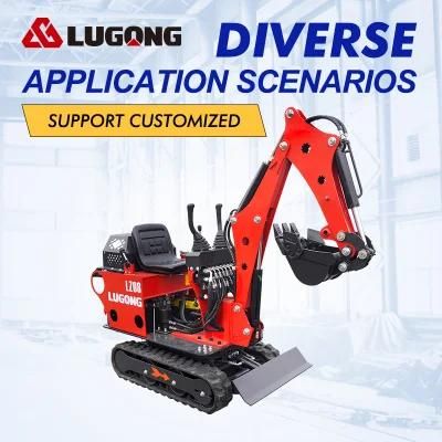 Mini Excavator 0.8 with CE Euro5 EPA Compact Household Crawler Hydraulic Miniature Small Household Excavator Low Price for Sale