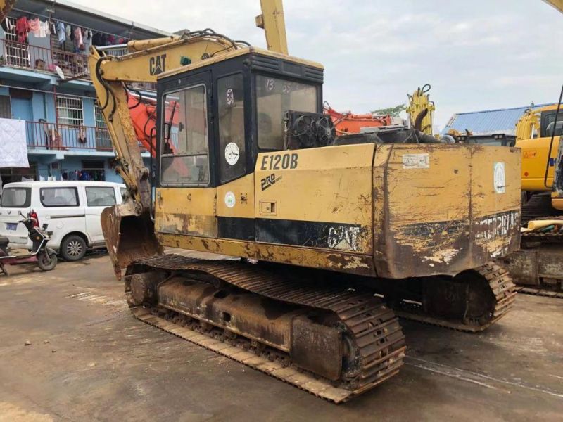 New Arrival 0.5m3 Original Color Used Caterpillar E120b Excavator