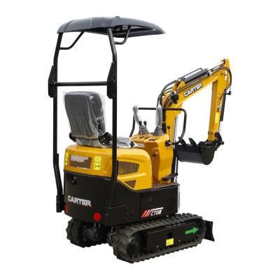 Hot Sale CT08 1ton Mini Excavator Cheap Price Good Quality Euro 5 Engine