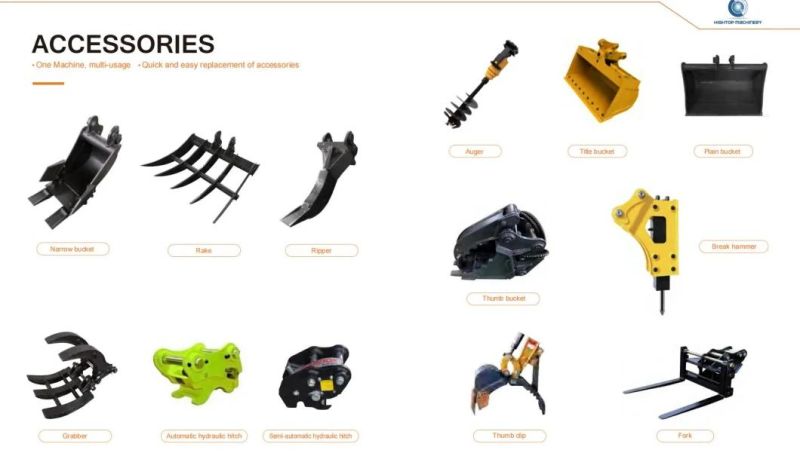 Ce Certificate Good Quality 1ton Mini Excavator Factory