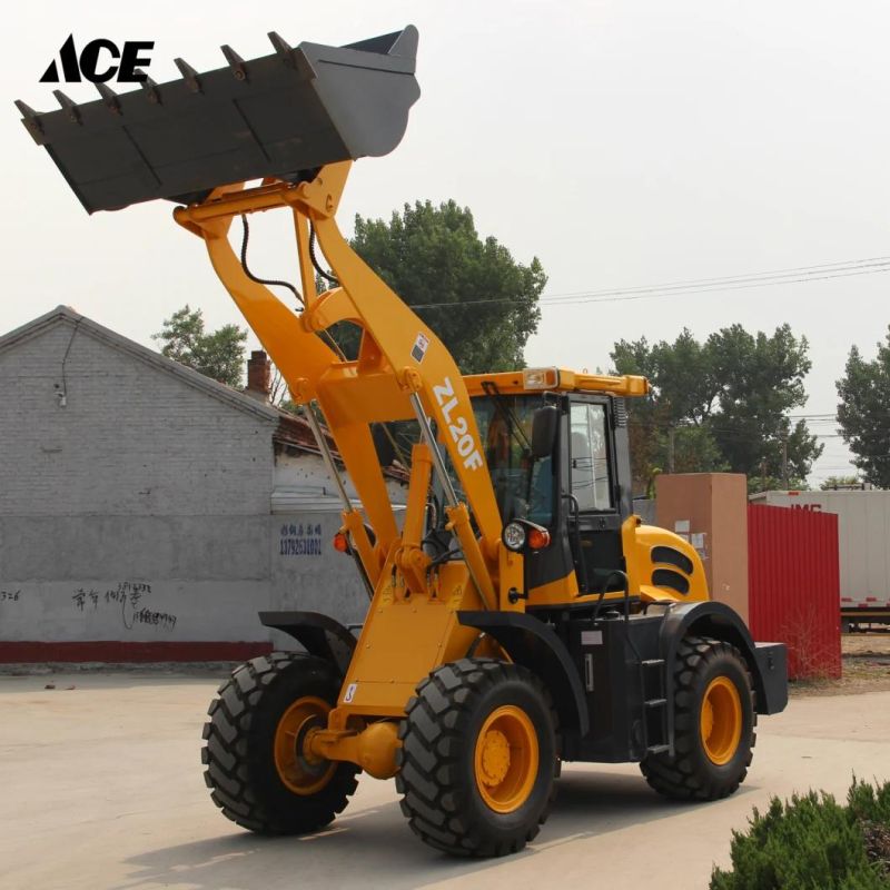 2t Mini Articulated Wheel Loader Small Front End Wheel Loader Supplier