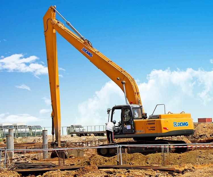 XCMG Official Xe270dll Long Reach Boom Arm Crawler Excavator Price for Sale