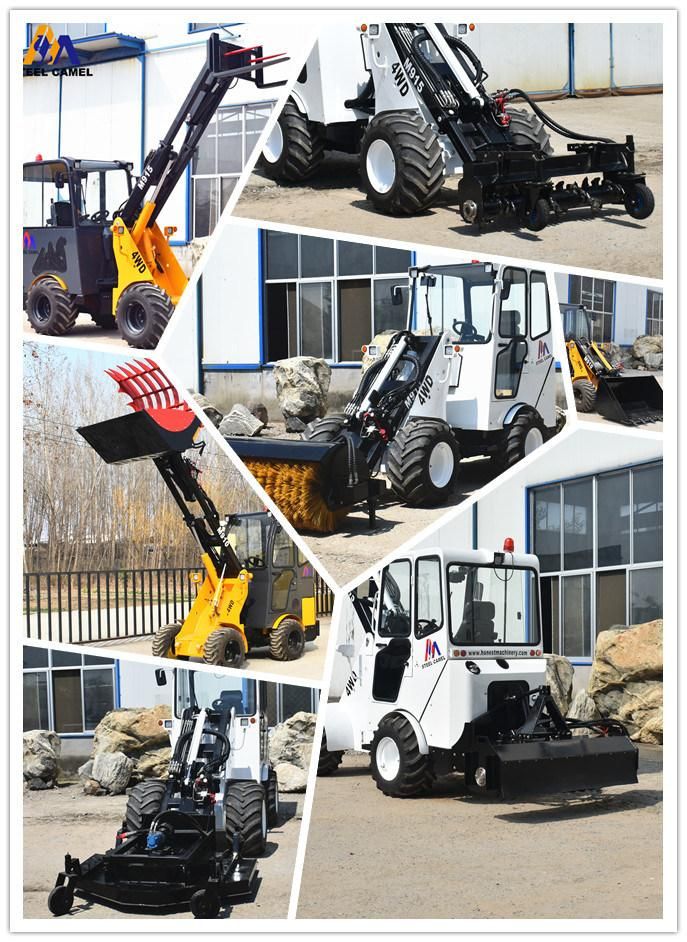 Cheap Wholesale Price Ce Hydraulic Mini Loader M910 with Free Spare Parts