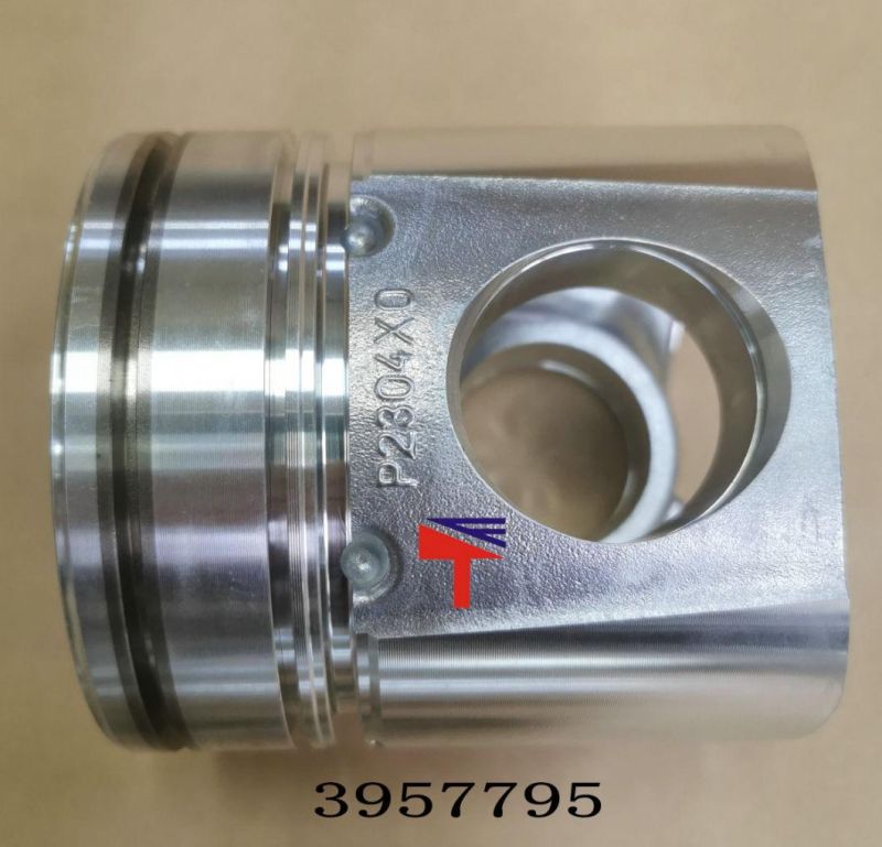 High Quality Diesel Engine Mechanical Parts Piston 3957795 for Excavator Parts PC200-6-7 Engine Parts 6bt S6d102 Generator Set