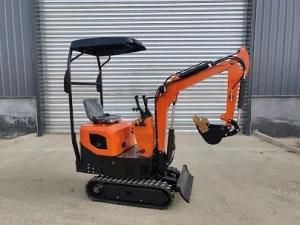 1 Ton High Performance Mini Crawler Excavator for Sale