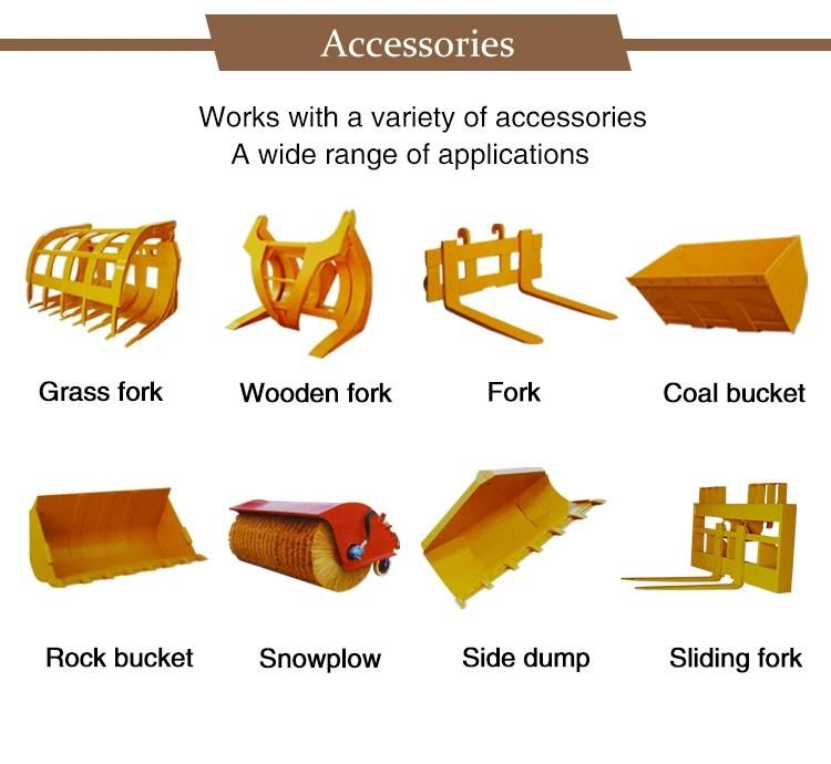 800 Kg Mini Garden Mechanical Loader