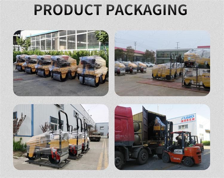 200kg Cheap Price Walk Behind Single Drum Vibratory Road Roller with Petrol Engine