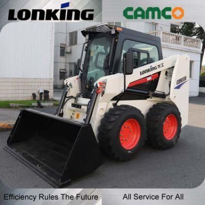 China Mini Wheel Skid Steer Loader with Hydraulic