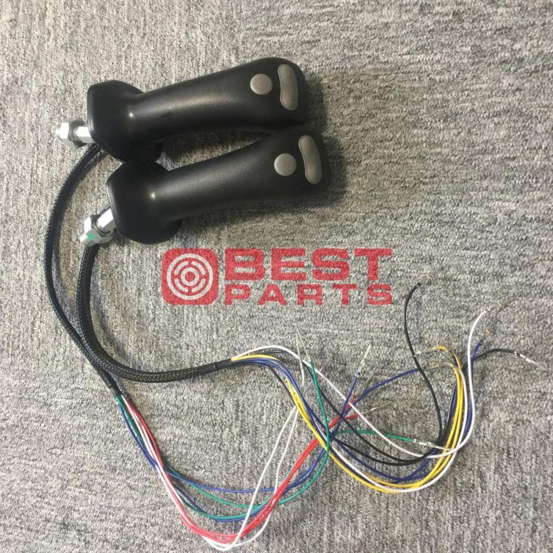 Excavator Joystick Handle 357947 07258386 with 4 Buttons 4 in 1 Front 3 Back 1