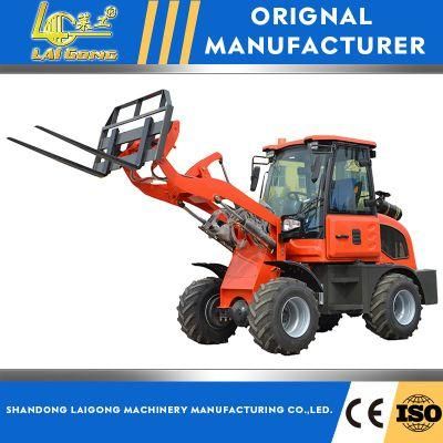 Lgcm CE Certificate High Quality Lge10 Agricultural Wheel Farm Garden Front End Loader for Sale