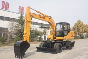 15 Ton Wheel Excavator with Cummins Engine