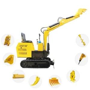 910 Kg Mini Bagger 0.8 Ton Mini Pelle with Excavator CE