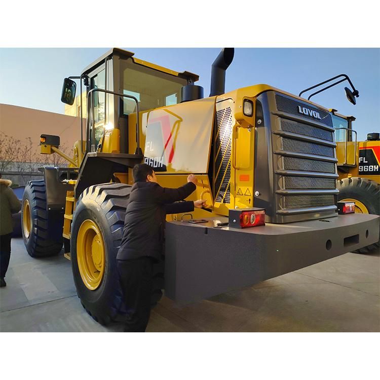 Top Quality Foton Lovol FL955 5t 3m3 Used Wheel Loader with Weichai Engine Hot Sales for Africa