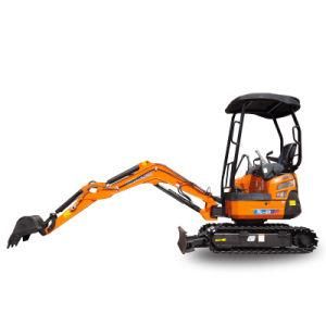 Mini Digger CE/EPA/Euro 5 China Wholesale Compact Mini Excavators 2.0ton Prices with Thumb Bucket