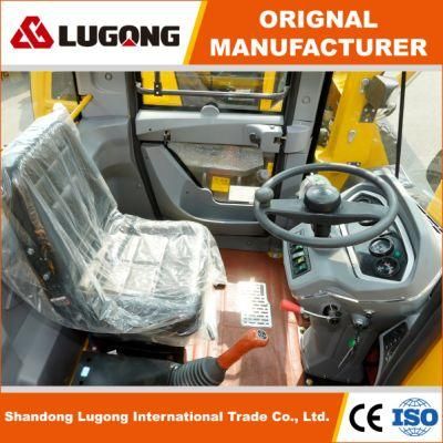 Lugong 1.5 Ton Front End Small Wheel Loader with Hydraulic System