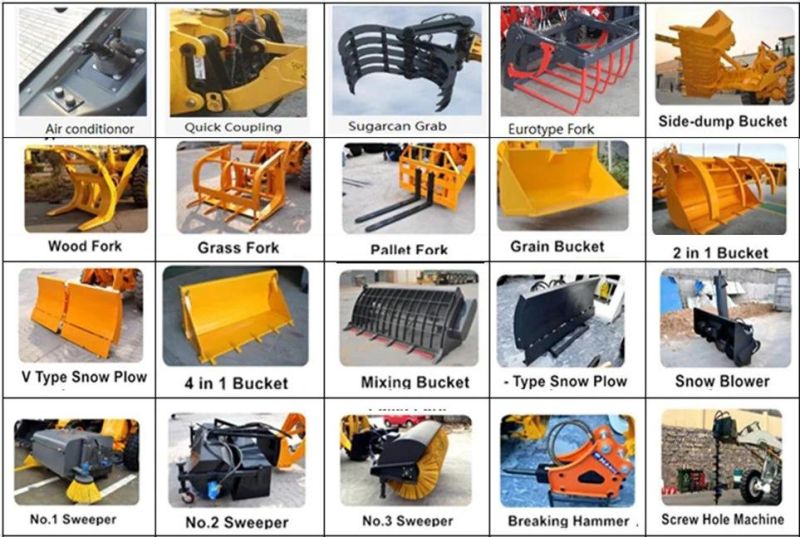 5 Ton Wheel Loader with 3 M3 Bucket