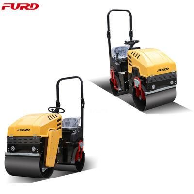 Heavy Compaction 1 Ton Vibratory Steel Wheel Road Roller for Sale