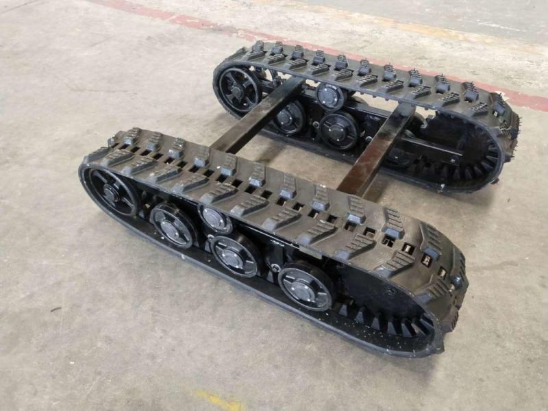 Rubber Track Undercarriage with Size 47.2"X38.2"X11.8" for Small Machine