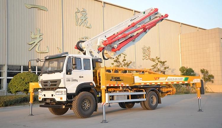 XCMG Factory 37 Meter Concrete Boom Pump Truck Hb37V for Sale