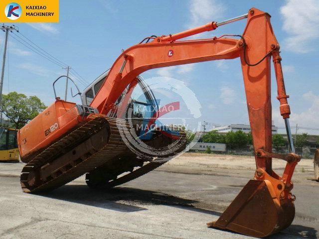 Japanese Used Volvo 140 Komatsu PC120-6 Eo /PC130-7-8 Kobelco Sk140 Hitachi Ex120/Zx 120 Hitachi 12ton /13 Ton/14 Ton Second Hand Excavator with Breaker Line