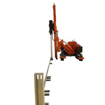 Solar Small Power Station Ground Screw Ramming Pile Driver