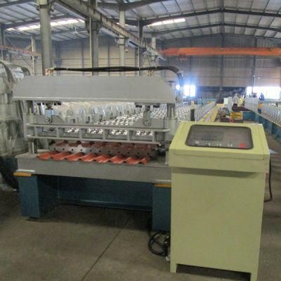 Hangzhou Zhongyuan Single Roof Sheet Roll Forming Machine for Mexico Market