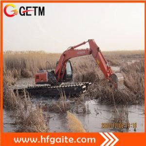 Swampland Operation and Low Water Area Amphibious Excavator